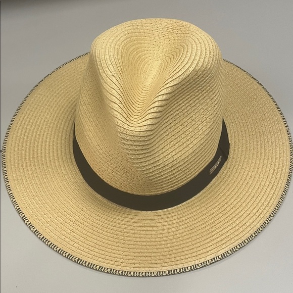 Coal Elegant Wimbledon Tan Wide-Brim Hat NWT main image 6